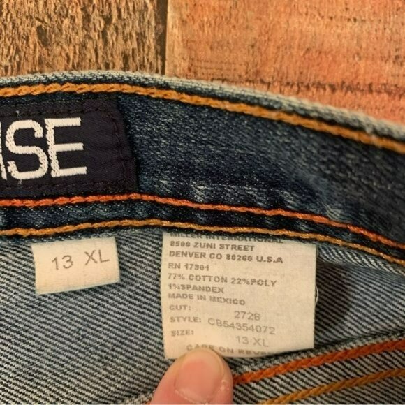 90’s Cruel Girl Denim jeans low rise bootcut juniors 13 XL - Picture 7 of 13